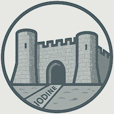 cell wall is like a fortress gate keeper is iodine